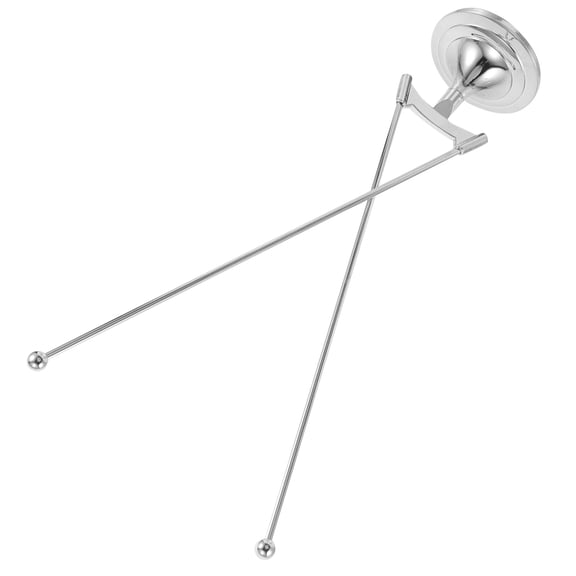 SEWCHICS Office Table Flagpole Metal Desktop Flag Stand with Cross Base for Easy Assembly