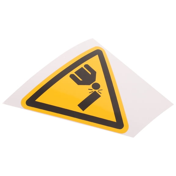 SEWCHICS Self-Adhesive Yellow PVC Caution Sticker for Clear Visibility