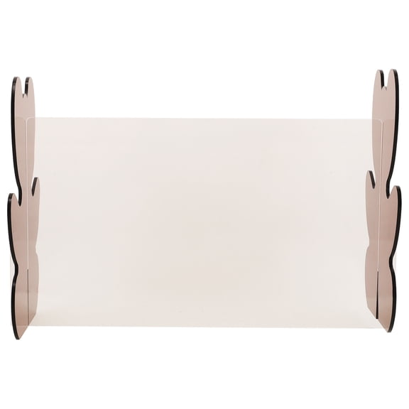 SEWCHICS Coffee Acrylic Headband Holder Bear Shape Organizer for Home and Office Stylish Hair Accessory Storage