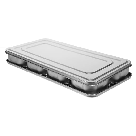 SEWCHICS Stainless Steel Kitchen Spice Jars Set with Lid for Organized Storage