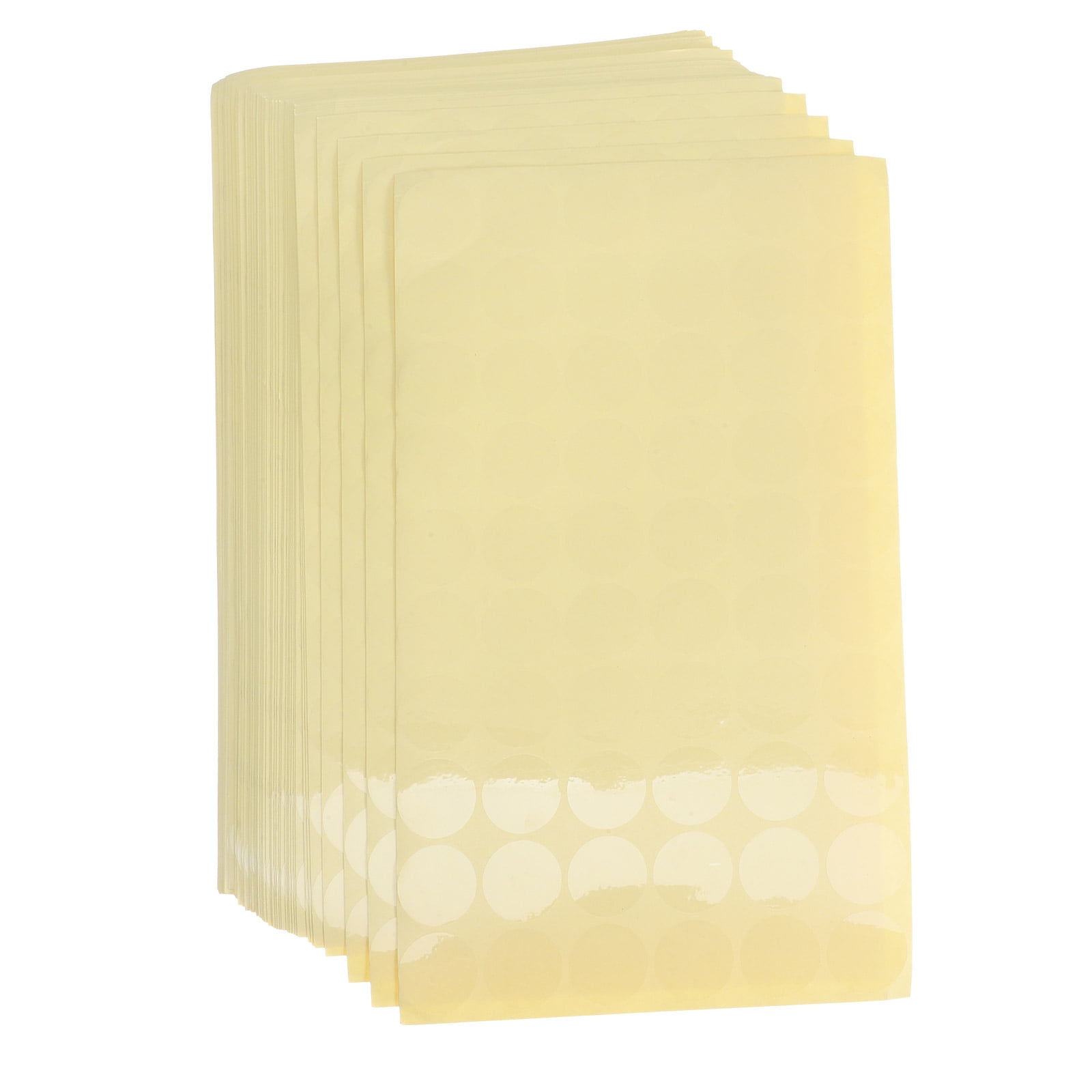 SEWCHICS Transparent Round Clear Sealing Stickers Self Adhesive Labels ...