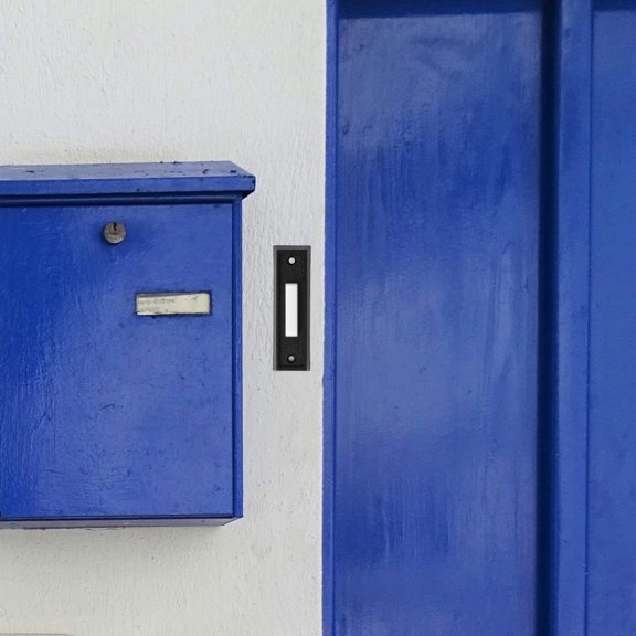 SEWCHICS Self-resetting Doorbell Button for Home Door Bell Ringer Button Plastic 1Set