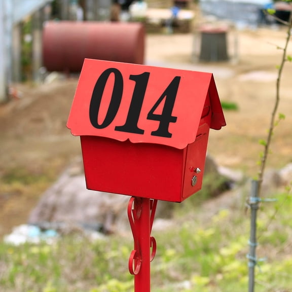 SEWCHICS 8Sets Weather Resistant Adhesive Address Numbers for Mailbox and Front Door Decoration