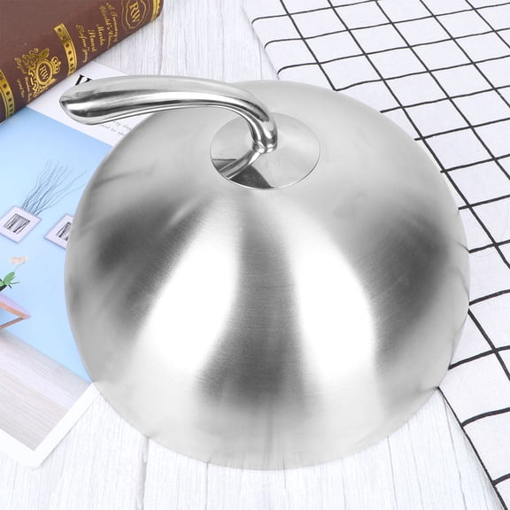 SEWCHICS Silver Round Dome Food Cover for Beef Burgers Poultry and Cookout Food Protection