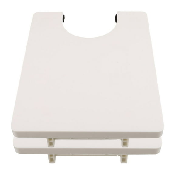 SEWCHICS Universal White Plastic Sewing Machine Extension Table with Large Expanded Workspace for Home Sewing Projects