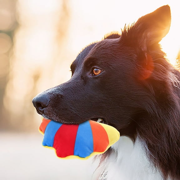 SEWCHICS Shell Shaped Dog Plush Toy for Pet Playing Plush Materials Cartoon Design Size 12 Inches