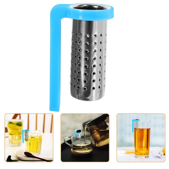 SEWCHICS Stainless Steel Loose Leaf Tea Infuser with Fine Mesh and Handle for Home Brewing and Tea Making