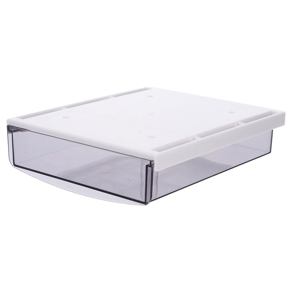 SEWCHICS Black ABS Slide-Out Desk Organizer for Office Storage, Modern Design, Desktop Organizer, 1 Piece