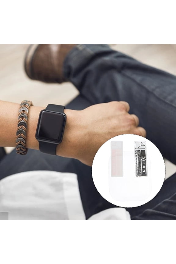 4Pcs Smartwatch Pet Screen Films Clear Watch Screen Protection Against Oil and Dirt