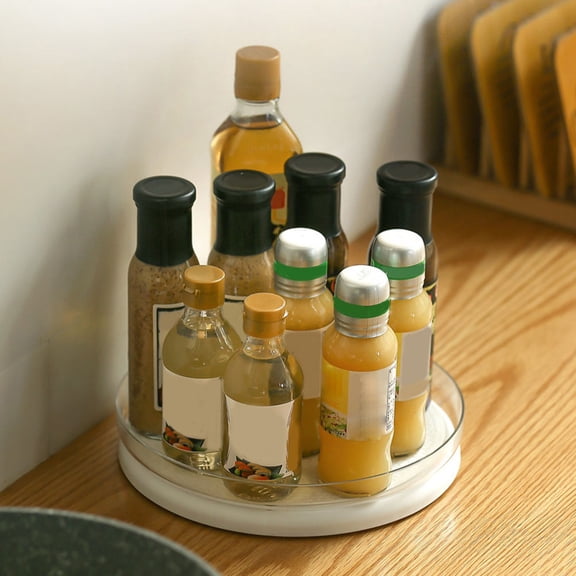 SEWCHICS Kitchen Spice Holder Rotary Design, Easy Access Condiment Organizer, Assorted Colors for Countertop Storage