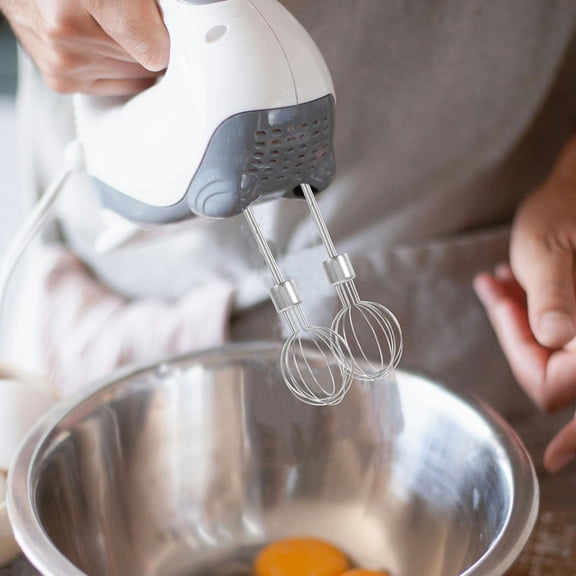 SEWCHICS 4-Piece Stainless Steel Whisk Attachments for Hand Mixer, Universal Fit, Efficient Whipping Tools