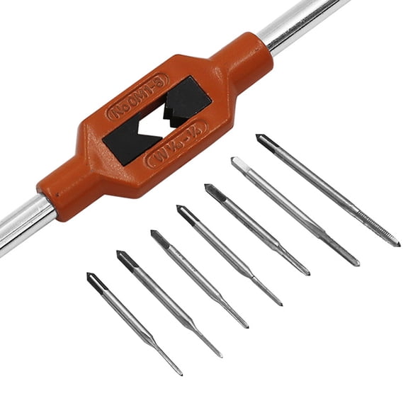 SEWCHICS Tap Wrench Set Steel Straight Handle for Enhanced Leverage and Precision in Fastening Tasks