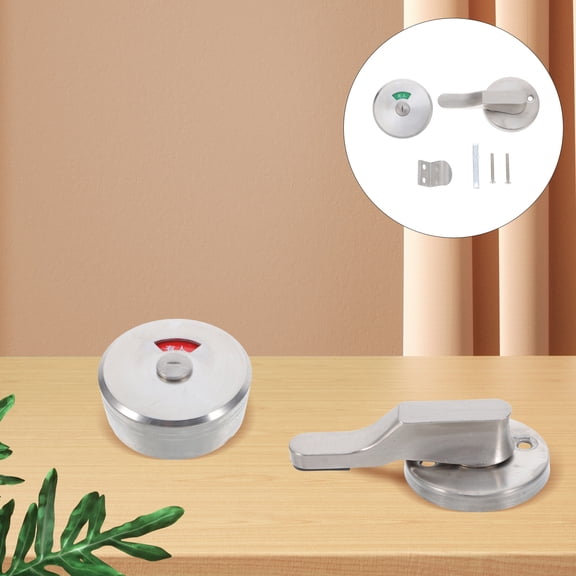 SEWCHICS Toilet Locks with Vacant Occupied Indicator for Public Restroom Partition 1 Set