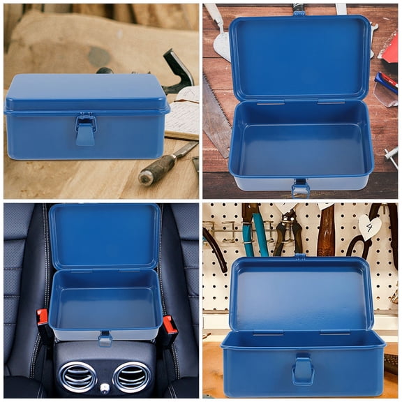SEWCHICS Car Repair Tool Box Tool Box Iron Automotive Repair 1Set