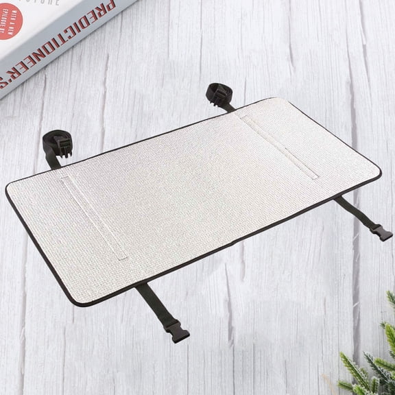 SEWCHICS Universal Air Conditioner Cover, Aluminum Foil PP Outdoor AC Unit Shield, Rainproof Sun Shade Dust Protector Guard