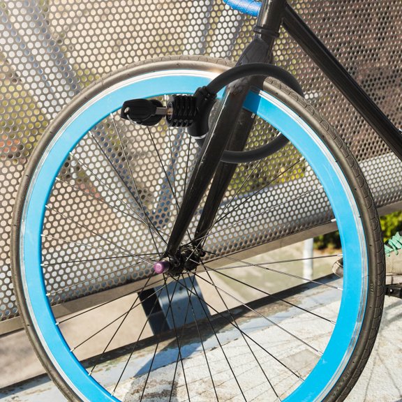 SEWCHICS Versatile Black Cycling Lock Made of Zinc Alloy and PVC for Safe Bike Motorcycle Locking and Storage