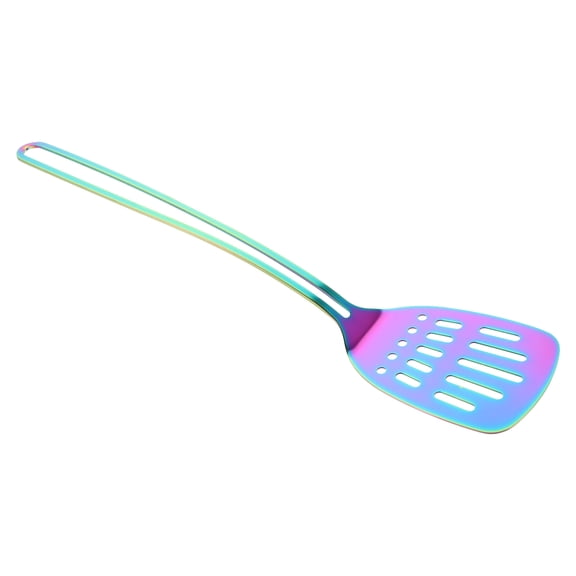 SEWCHICS Metal Slotted Ladle with Unique Hollow Handle for Frying and Portion Control