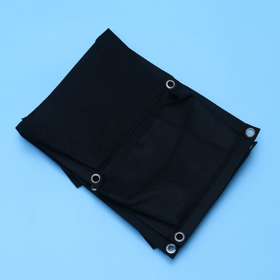 SEWCHICS Wall Mounted Planting Pouch for Indoor and Outdoor Plants, Black Felt Material, and Space-Saving