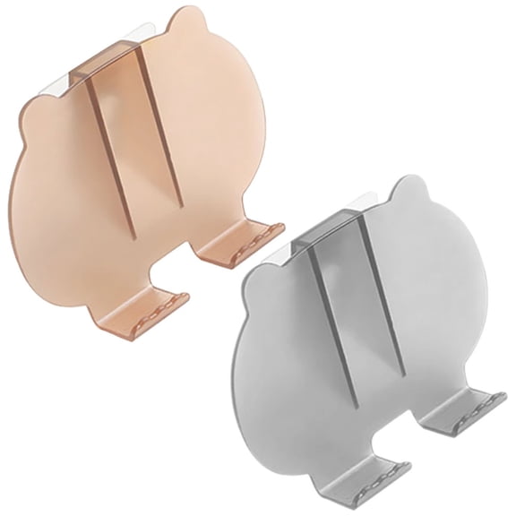 SEWCHICS Wall Phone Holder Multi-functional Punch Free No Trace Adhesive 2Pcs for Mobile Phone Bracket Holder