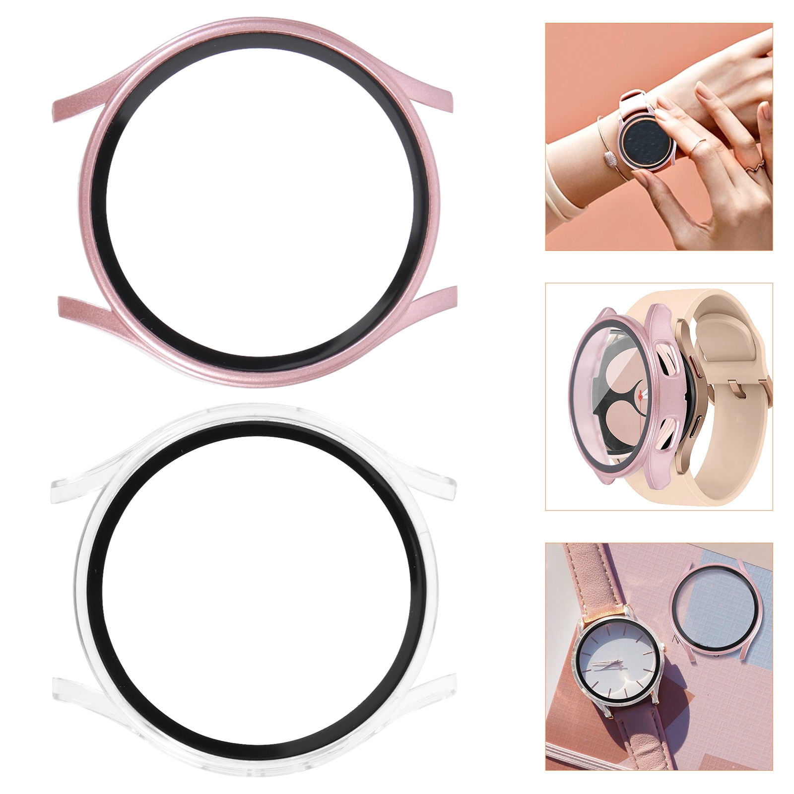 SEWCHICS Watch 4 Protector Sturdy Watch Protector 2Set 1.77X1.77X0.31In ...