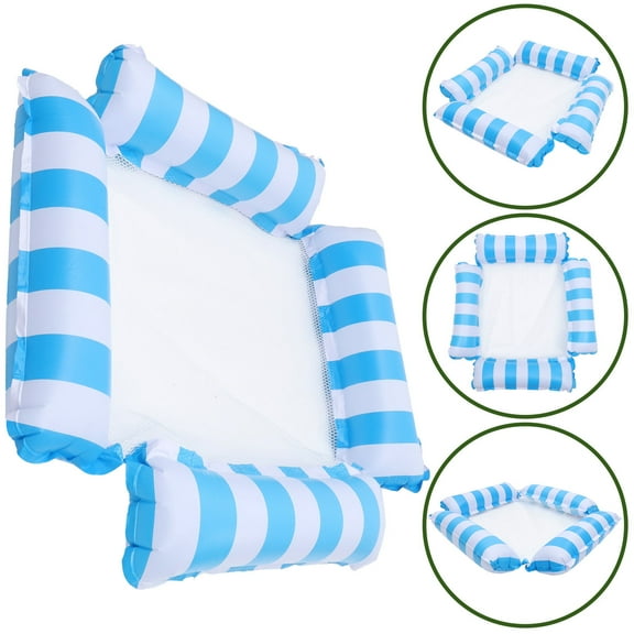 SEWCHICS Water Floating Mesh Chair for General Users 123X47in Inflatable Pool Buoy Lounge Chair 1Pack