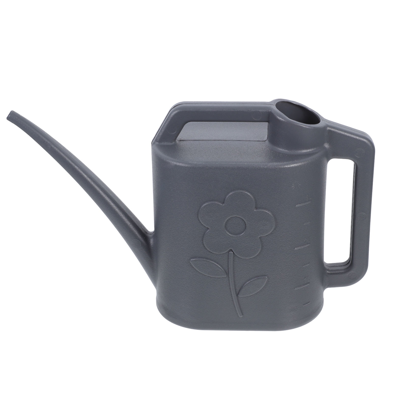 SEWCHICS Watering Can for Indoor and Outdoor Use 1Pcs Gray PE Easy Refill with Long Spout 15.13X10.61X4.72in