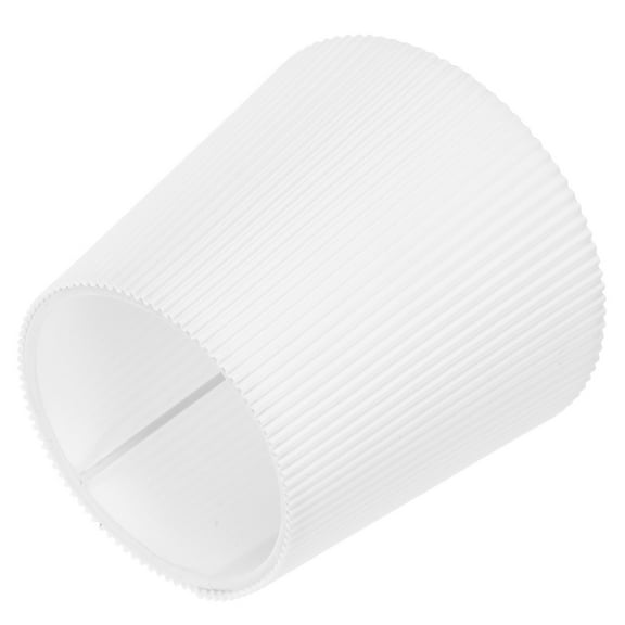 SEWCHICS White Fabric Pleated Lampshade for Desk Lamp, Soft Light Diffuser, Versatile Decor, Easy to Clean, 5.5x6 Inch Size