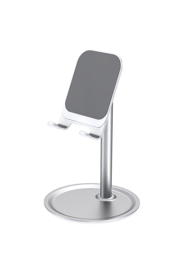 Phone Stand Bracket for Live Streaming, Video Viewing, Home and Office Use, -Resistant Design, White