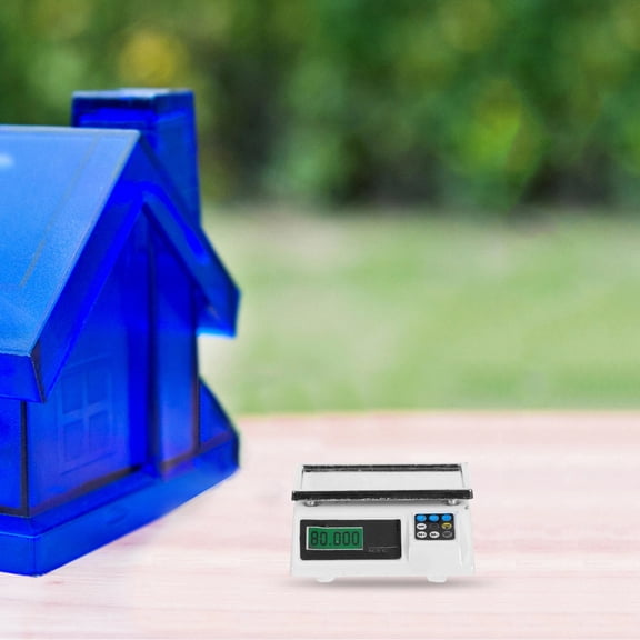 SEWCHICS Dollhouse Miniature Accessories Miniature Electronic Scale Iron 1Pcs