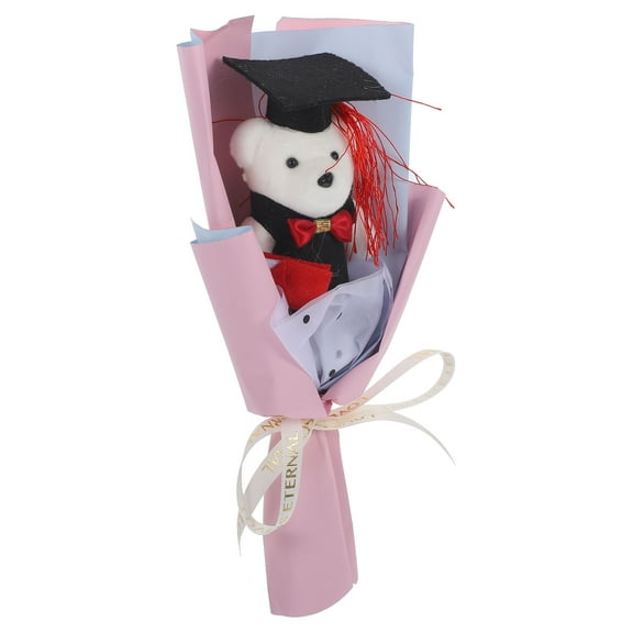 SEWCHICS Graduation Bear Bouquet Multi Paper 1Set Graduation Style Decoration