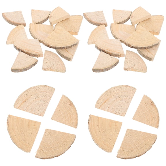 SEWCHICS Natural Wooden Craft Logs, 1 Set of Wood Pieces for Projects, Art, and Handmade Activities