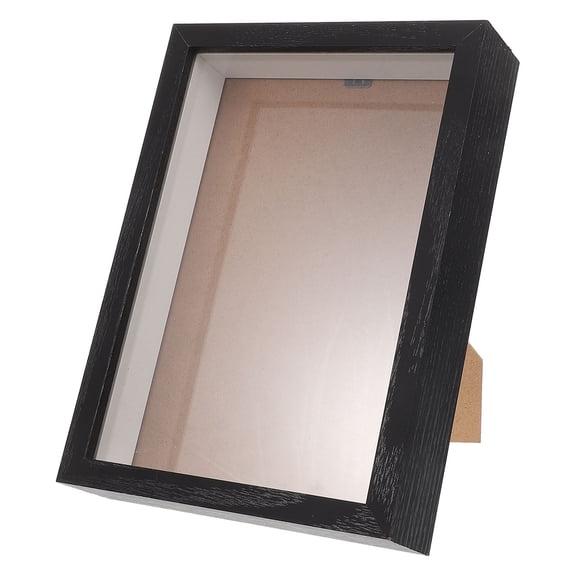 SEWCHICS Black Wooden Picture Frame with Compartment and Multifunctional Storage Safe Box for Home Decor