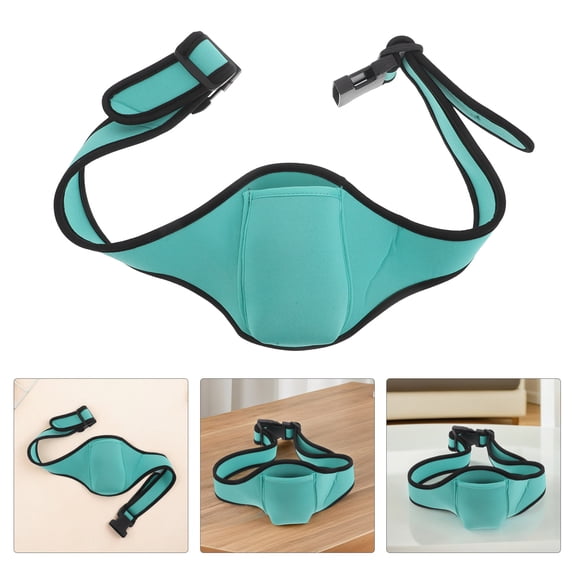 SEWCHICS Neoprene Workout Waist Belt for Running and Yoga with Phone Holder in Light Green