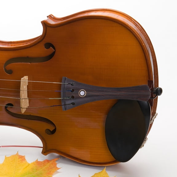 SEWCHICS Wooden Violin Tailpiece in Coffee Color with Universal Compatibility for Violin Accessories