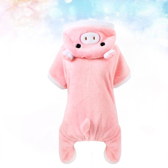 SEWCHICS Pet Costume Pink Easy On and Off for Cats and Dogs 1Pcs