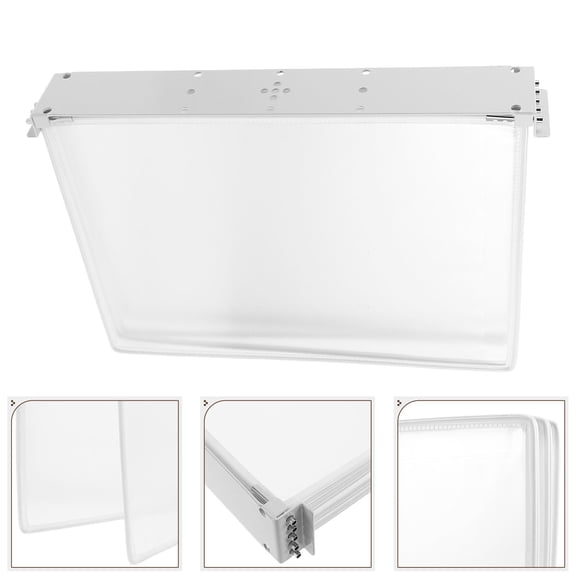 SEWCHICS Document Holder for Office Minimalist Design PVC File Storage for Home Users 1Pcs