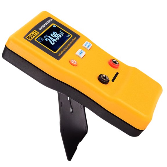 SEWCHICS Professional Capacitor Tester with Assorted Color Plastic Case for Accurate Electronic Component Measurement