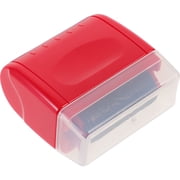 SEWCHICS Red Plastic Large Identity Theft Roller Stamp for Privacy