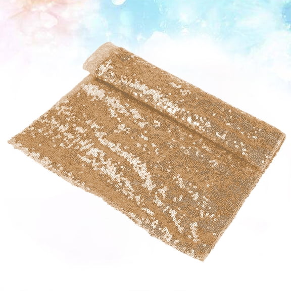 SEWCHICS Glitter Sequin Table Runner for Dining Table Decor, Wedding, Party, and Special Event Use