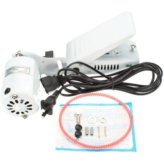 SEWING MACHINE MOTOR & FOOT PEDAL CONTROL SET FITS SINGER 15 CLASS .9 AMPS