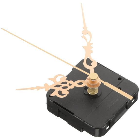 SEWOART 1Set DIY Clock Mechanism Replacement Battery Operated Golden Reverse Movement Durable Plastic Iron