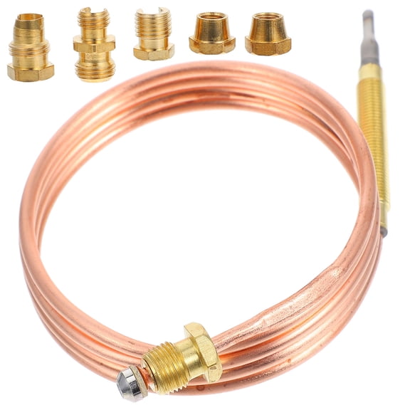 SEWOART 1 Universal Thermocouple Replacement for Gas Appliances in Golden Copper