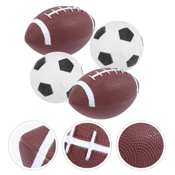 SEWOART 1Set Inflatable Sports Balls Lightweight Portable for Indoor Outdoor Family Fun