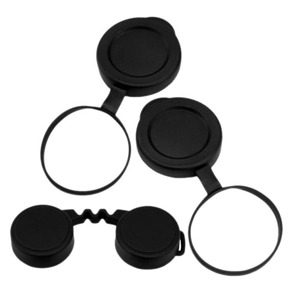 SEWOART 1 Set Rubber Lens Caps for 10x42 Binoculars Protective Cover for Outdoor Use