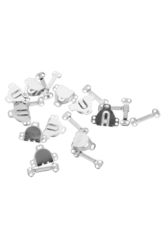 10Sets Metal Hook and Eye Sewing Kit for Trouser and Coat Fasteners