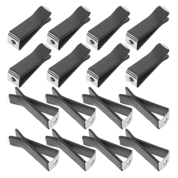 SEWOART 100Pcs Car Air Freshener Vent Clips Alloy Durable Compact Air Outlet Clamp for Vehicle Use Black