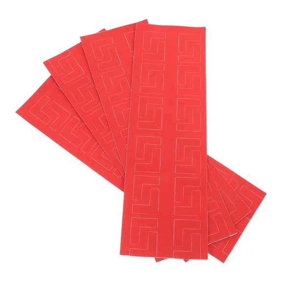 SEWOART 100Pcs Red PVC Right Angle Desk Marking Tapes for Crafts and Home Projects
