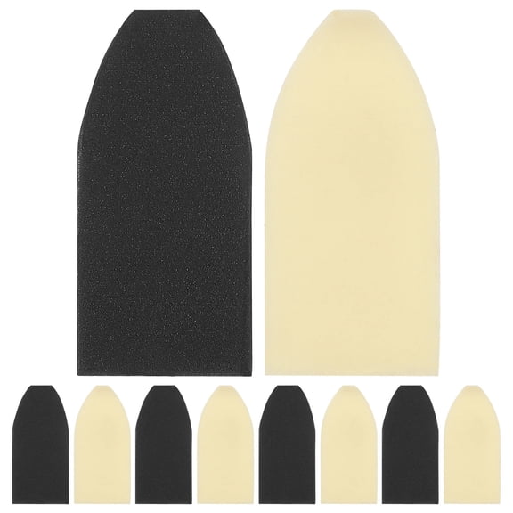 SEWOART 10Pcs Plastic Violin Bow Tips Lightweight Replacement Parts Assorted Colors Durable Violin Accessories