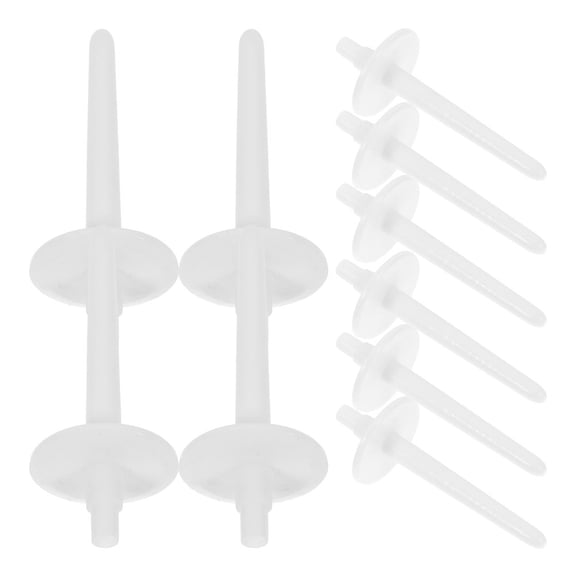 SEWOART 12Pcs White Sewing Machine Bobbin Pin for Neat Thread Arrangement