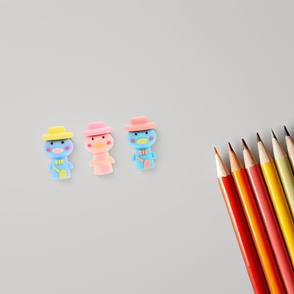 SEWOART 12Pcs Pencil Extenders for Colored Pencils with Silicone Tip Protectors